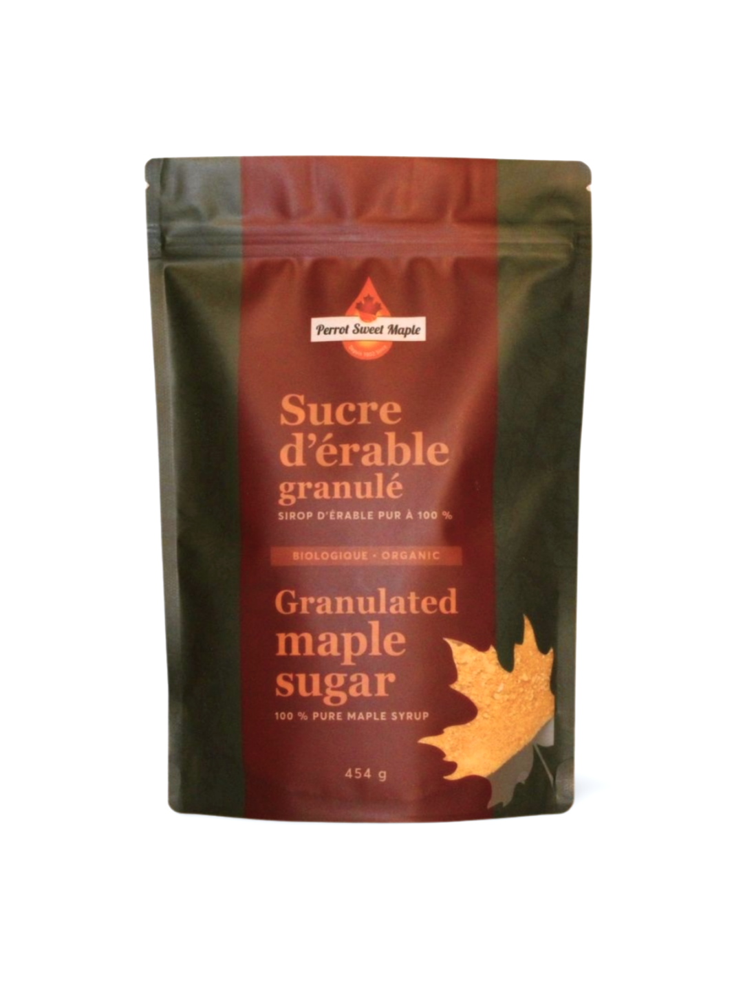 Organic maple sugar 454 g bag