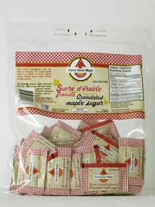 Maple sugar packets