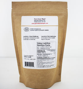 Organic maple sugar 350g bag